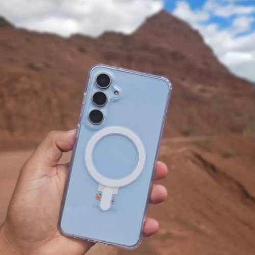 Funda magsafe transparente Samsung